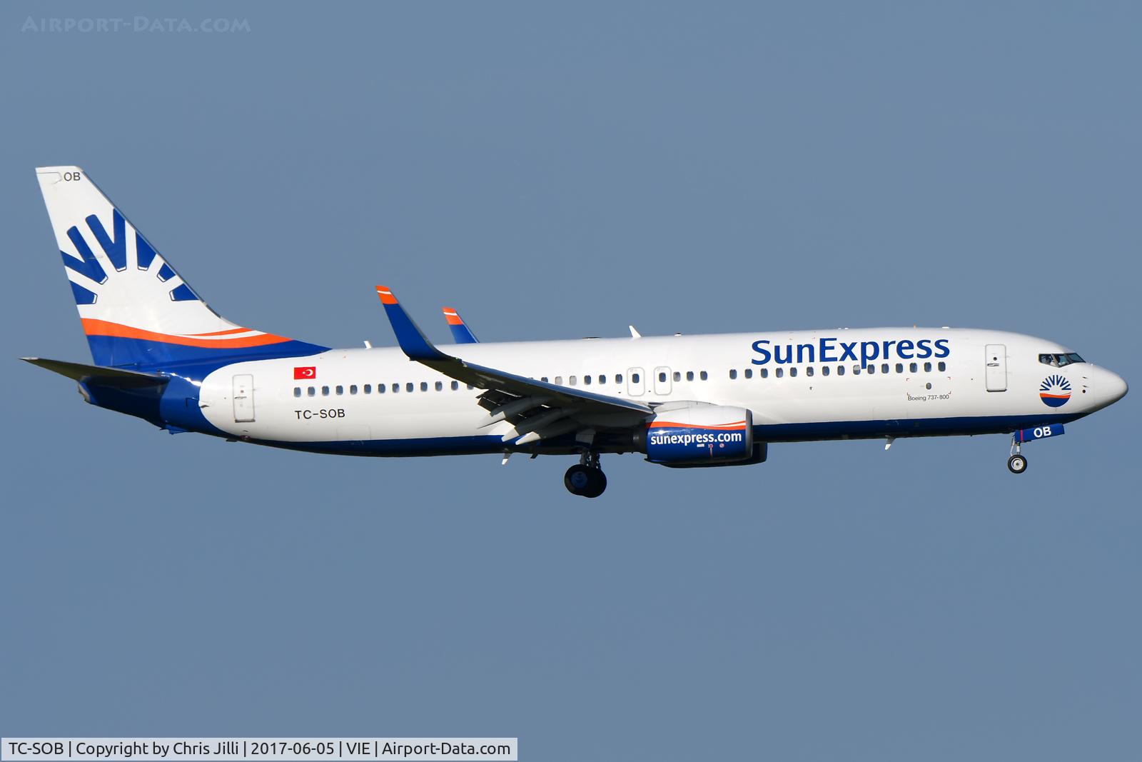 TC-SOB, 2016 Boeing 737-8HC C/N 61175, SunExpress