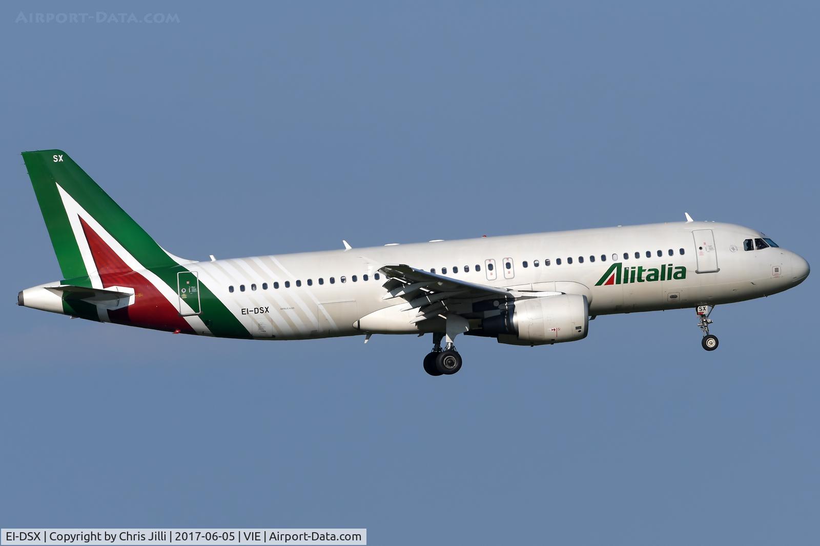 EI-DSX, 2008 Airbus A320-216 C/N 3643, Alitalia