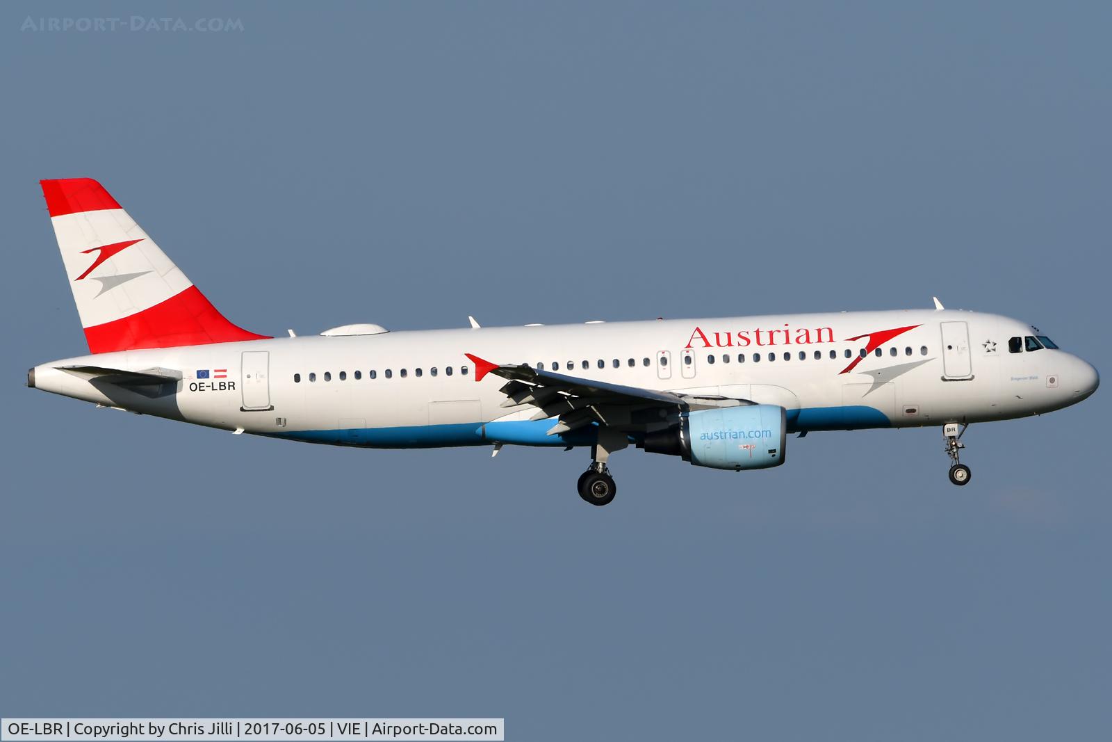 OE-LBR, 2000 Airbus A320-214 C/N 1150, Austrian Airlines