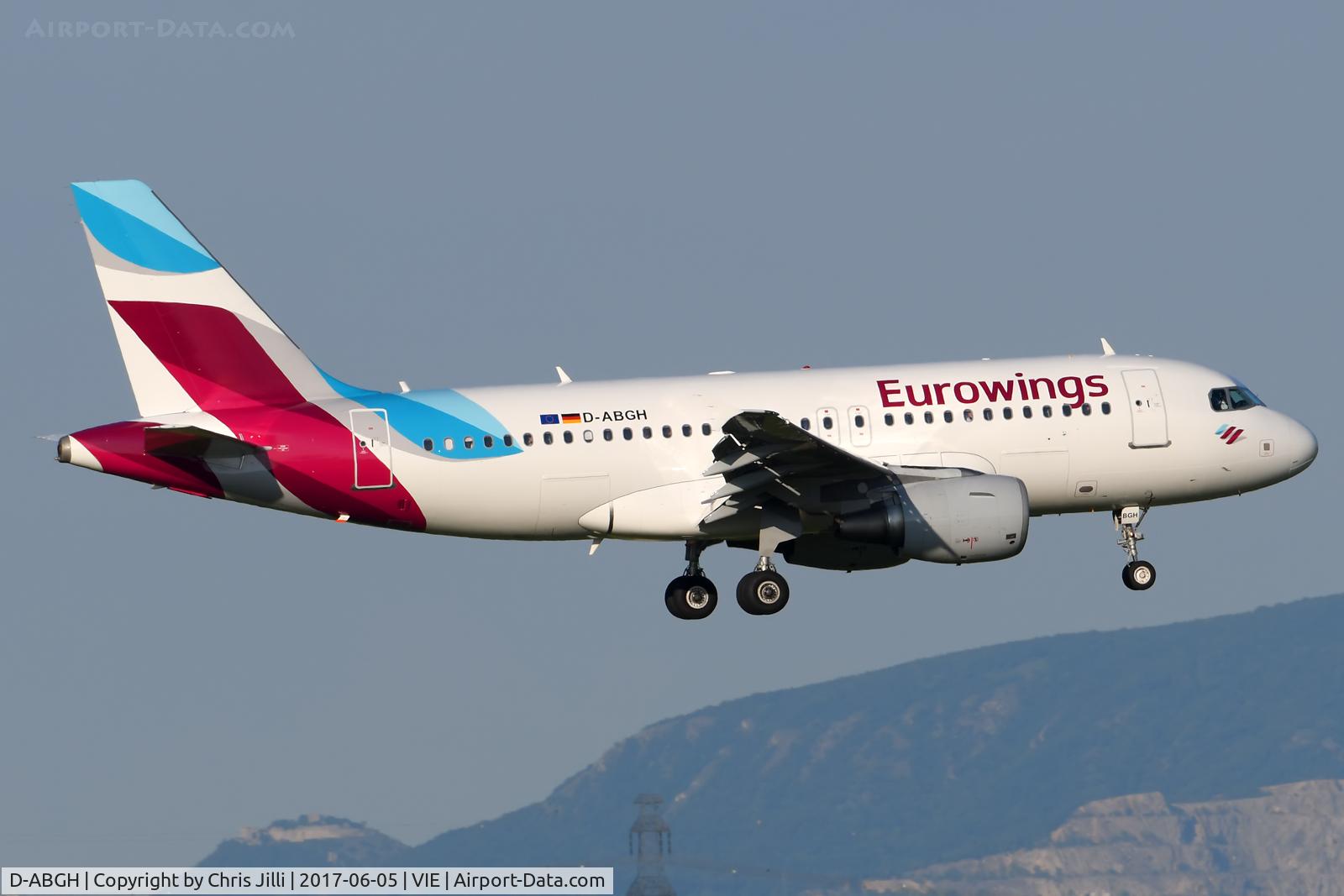 D-ABGH, 2007 Airbus A319-111 C/N 3245, Eurowings