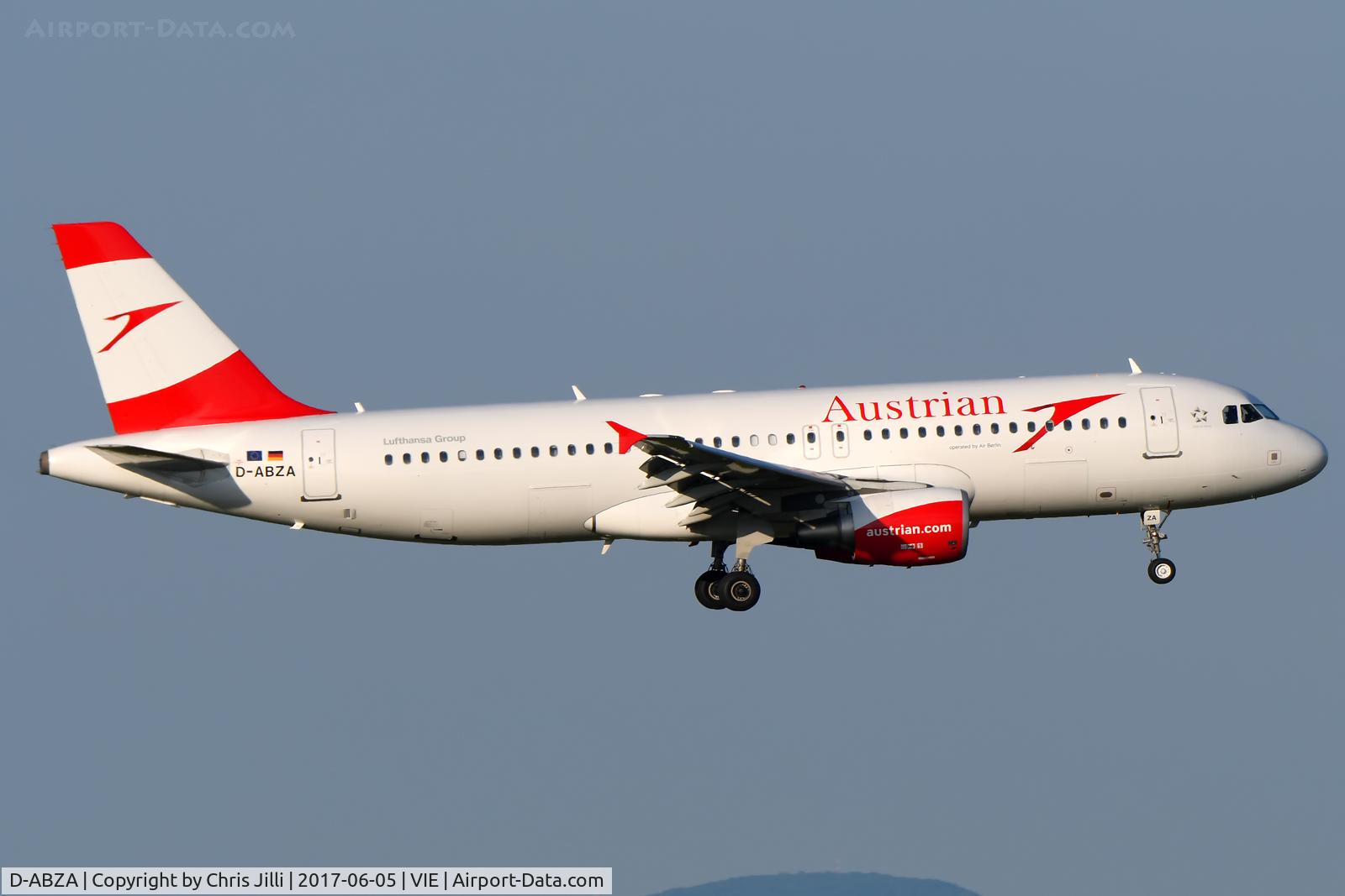 D-ABZA, 2008 Airbus A320-216 C/N 3532, Austrian Airlines