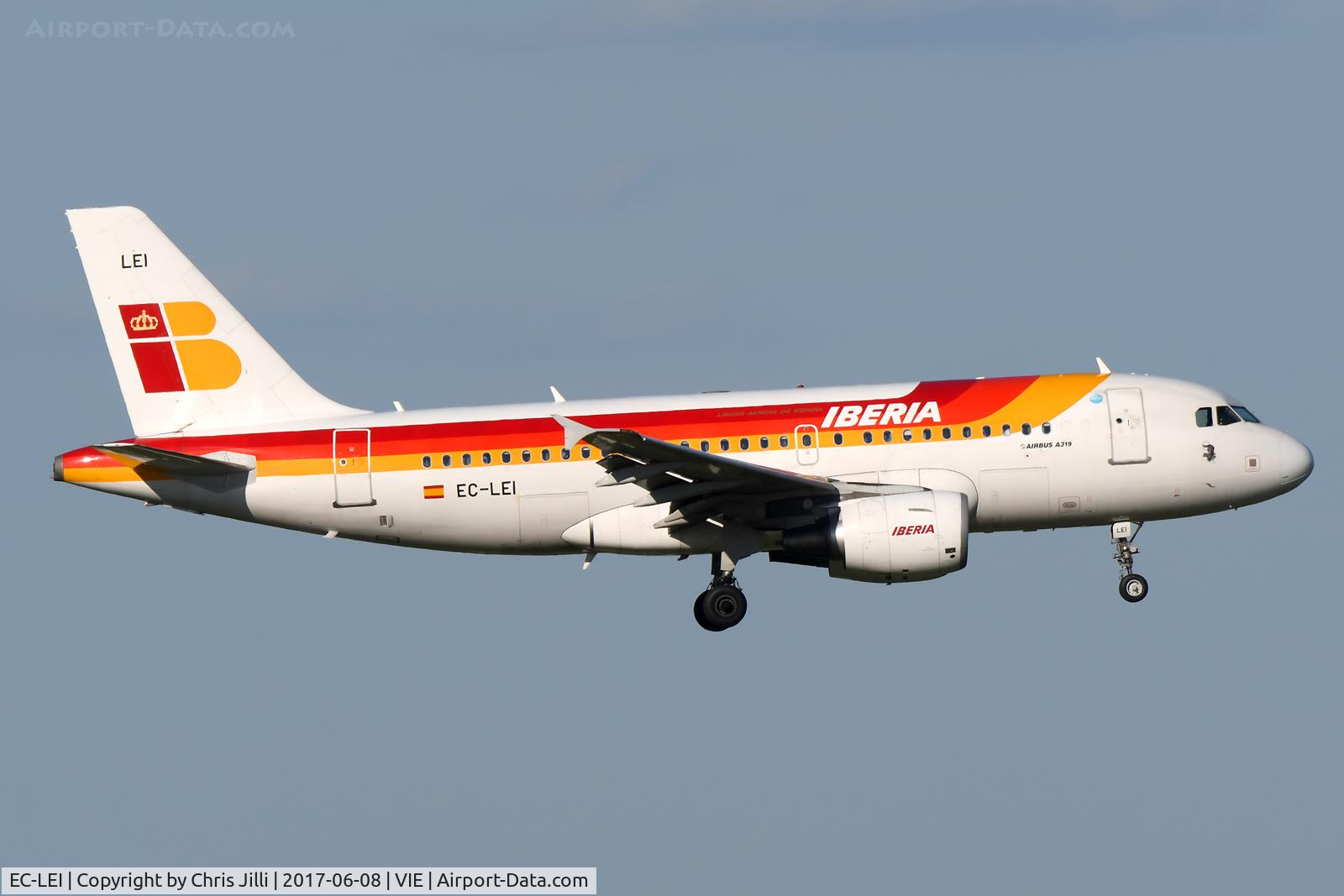 EC-LEI, 2008 Airbus A319-111 C/N 3744, Iberia