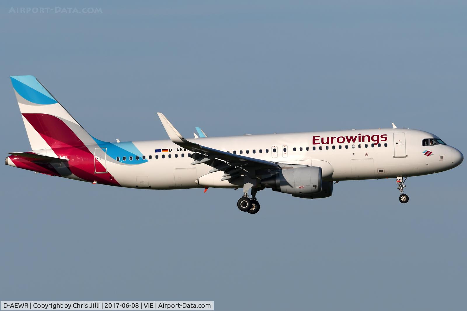 D-AEWR, 2016 Airbus A320-214 C/N 7412, Eurowings