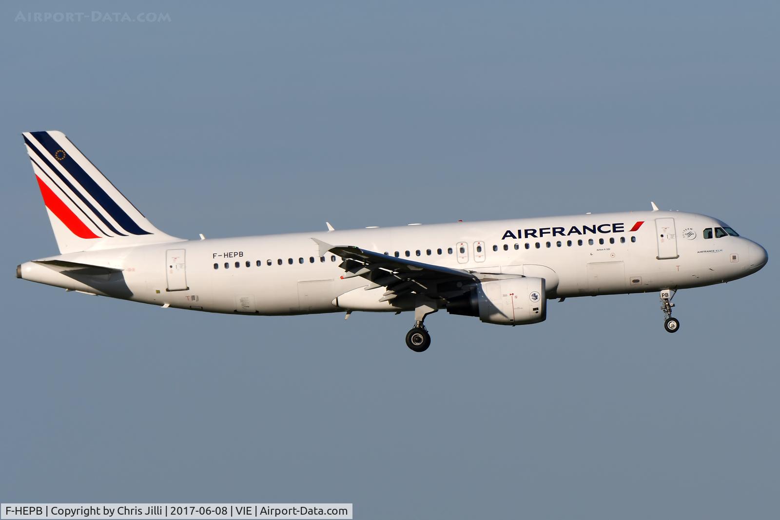 F-HEPB, 2010 Airbus A320-214 C/N 4241, Air France