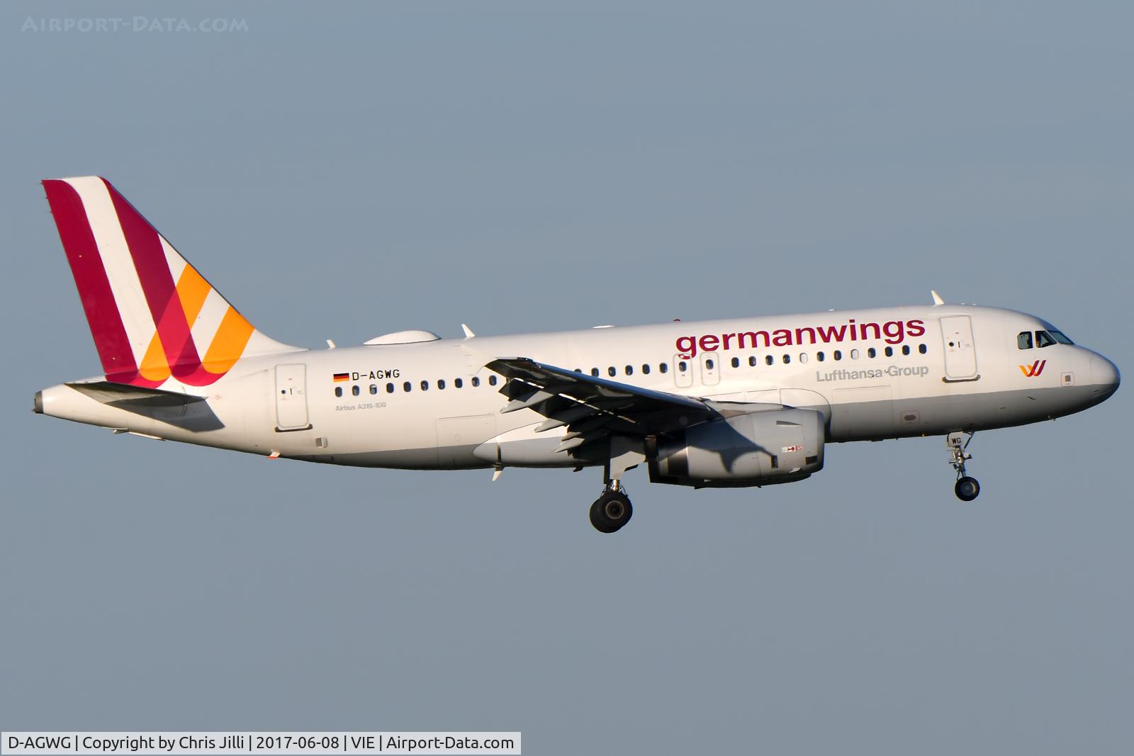 D-AGWG, 2007 Airbus A319-132 C/N 3193, Eurowings