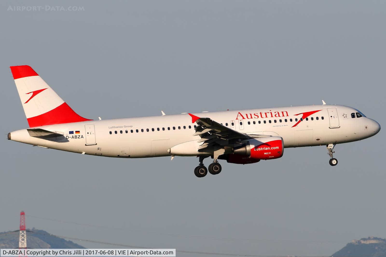 D-ABZA, 2008 Airbus A320-216 C/N 3532, Austrian Airlines