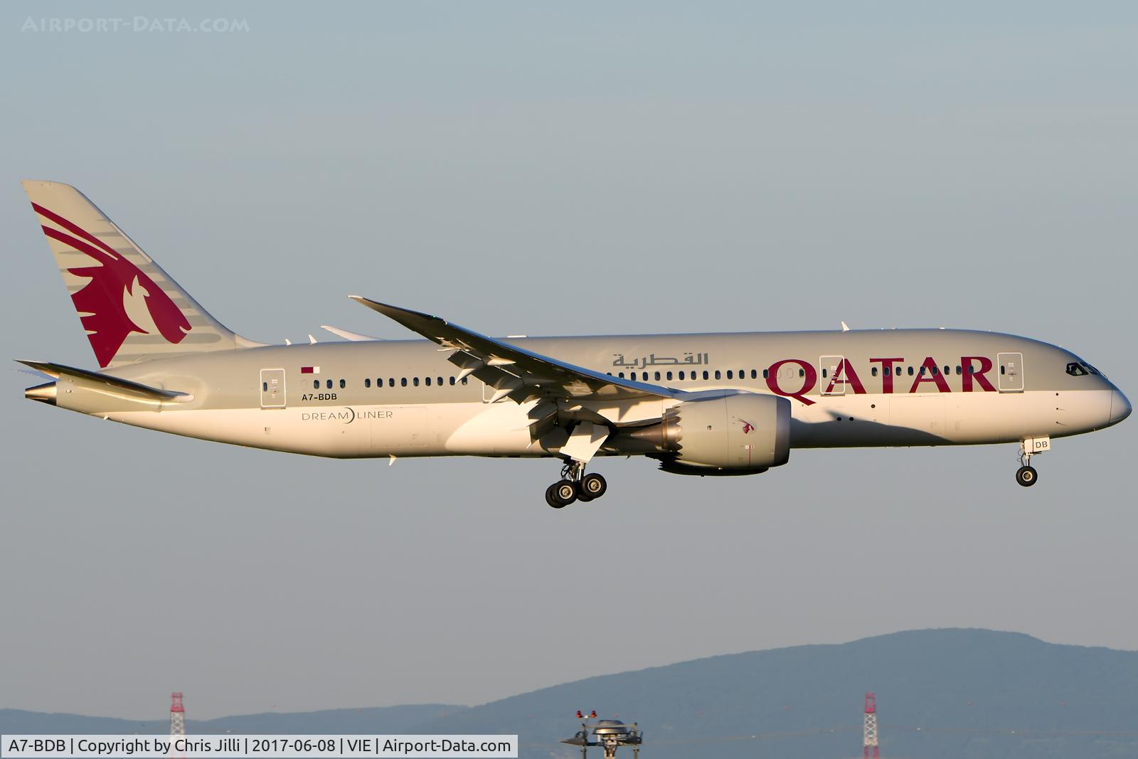 A7-BDB, 2016 Boeing 787-8 Dreamliner Dreamliner C/N 38346, Qatar Airways