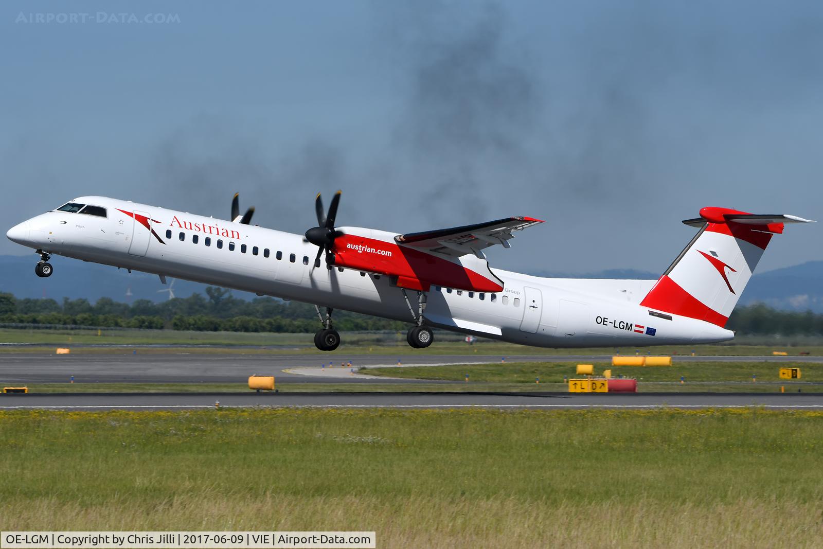OE-LGM, 2010 De Havilland Canada DHC-8-402Q Dash 8 C/N 4319, Austrian Airlines