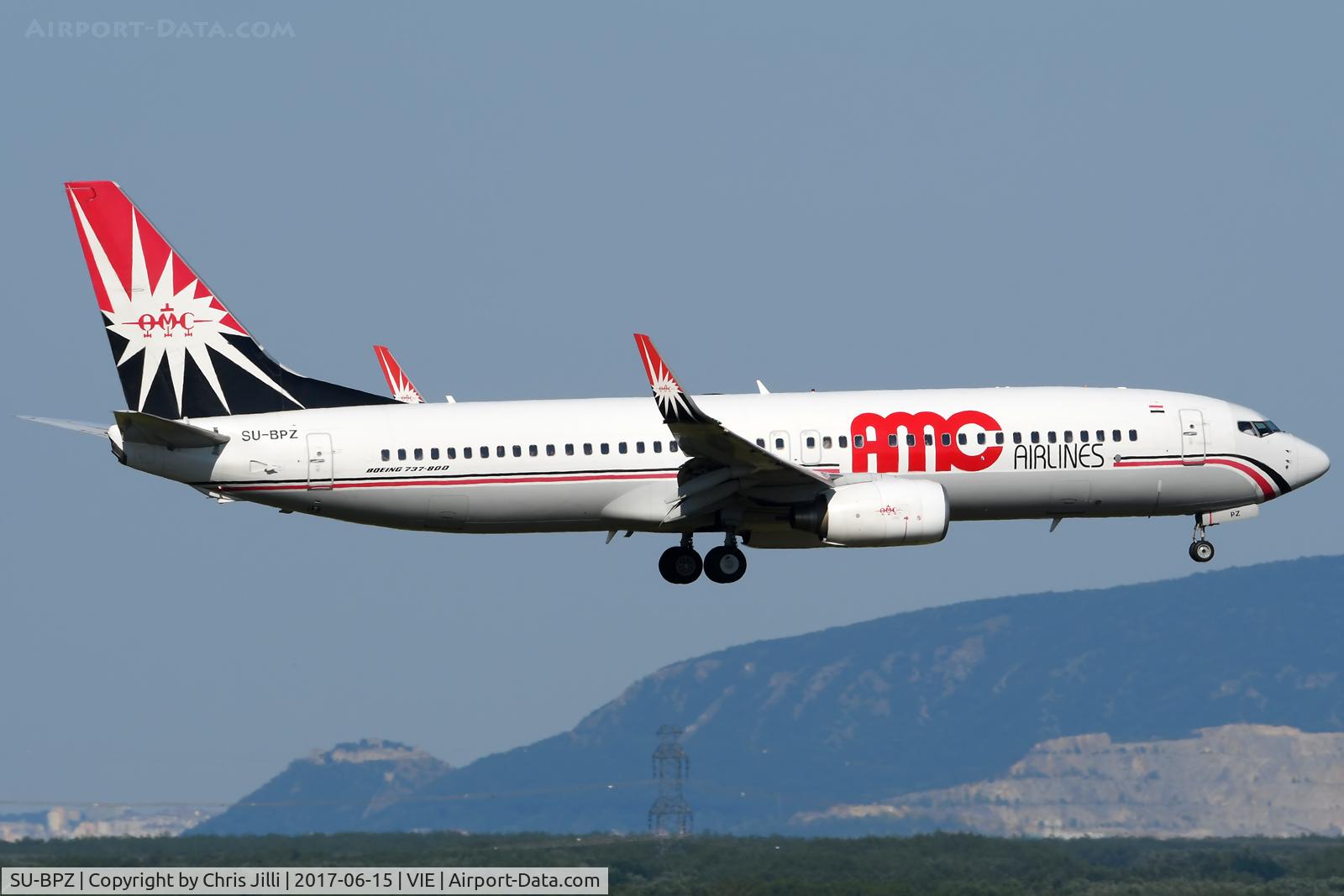 SU-BPZ, 2007 Boeing 737-86N C/N 35213, AMC Airlines