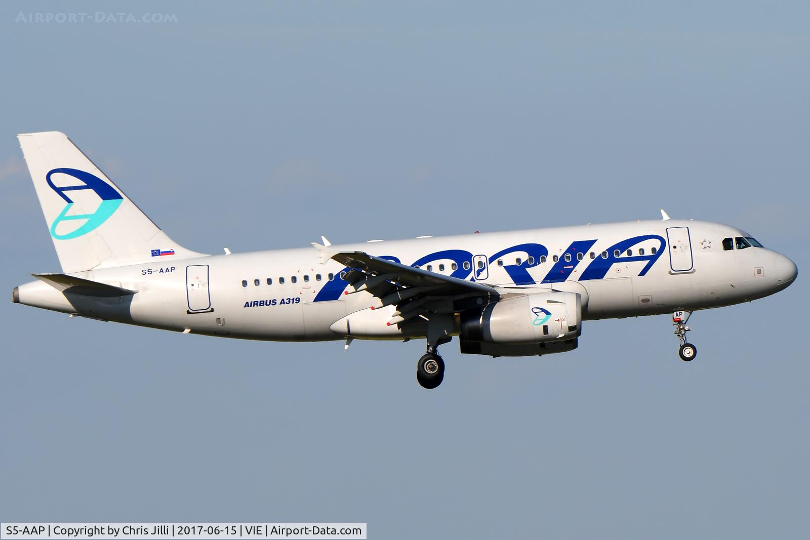 S5-AAP, 2010 Airbus A319-132 C/N 4282, Adria Airways