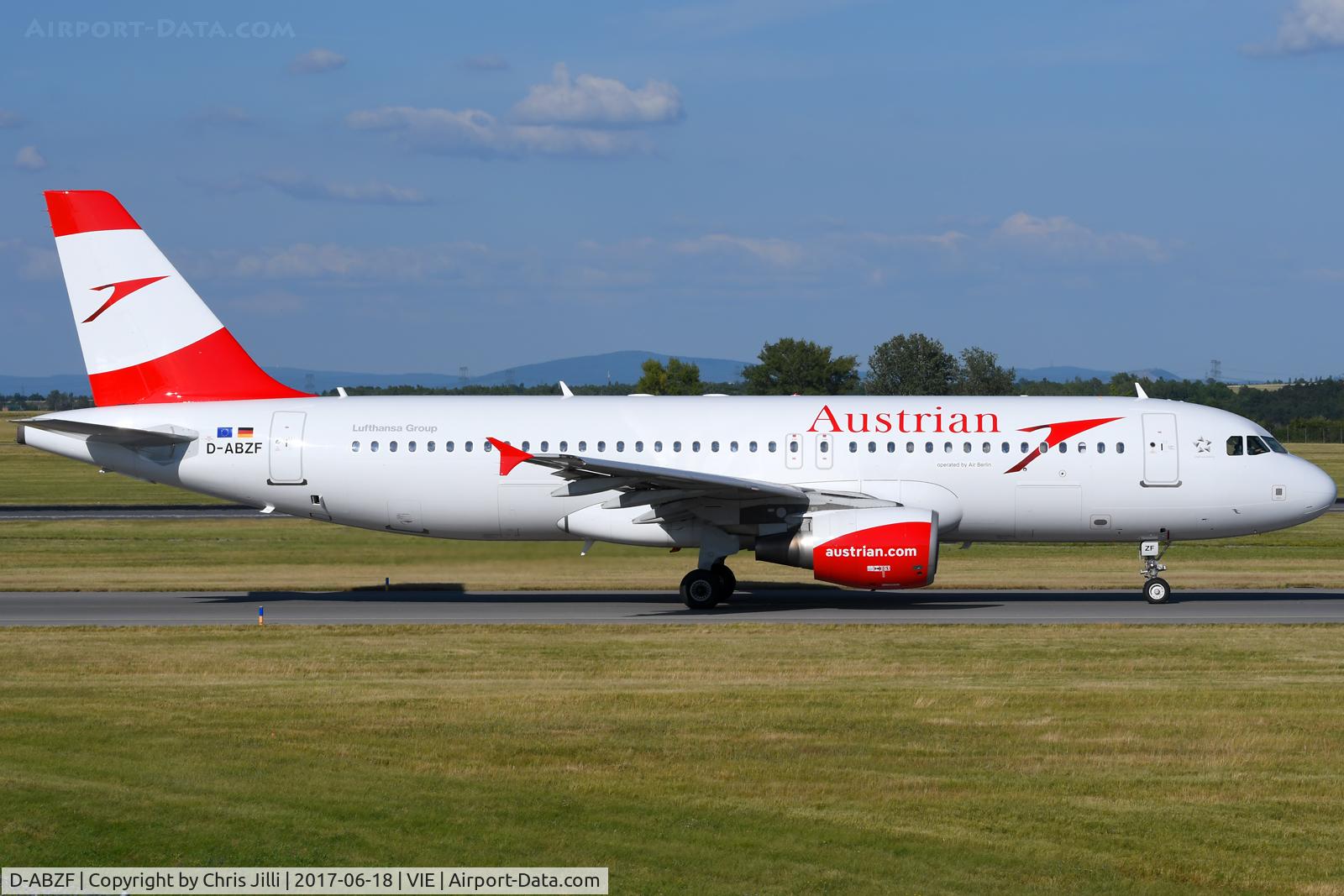 D-ABZF, 2008 Airbus A320-216 C/N 3482, Austrian Airlines