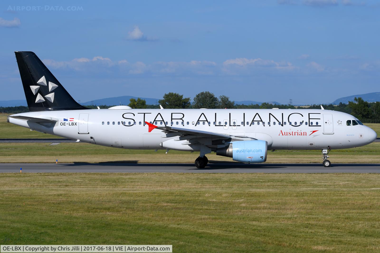 OE-LBX, 2002 Airbus A320-214 C/N 1735, Austrian Airlines