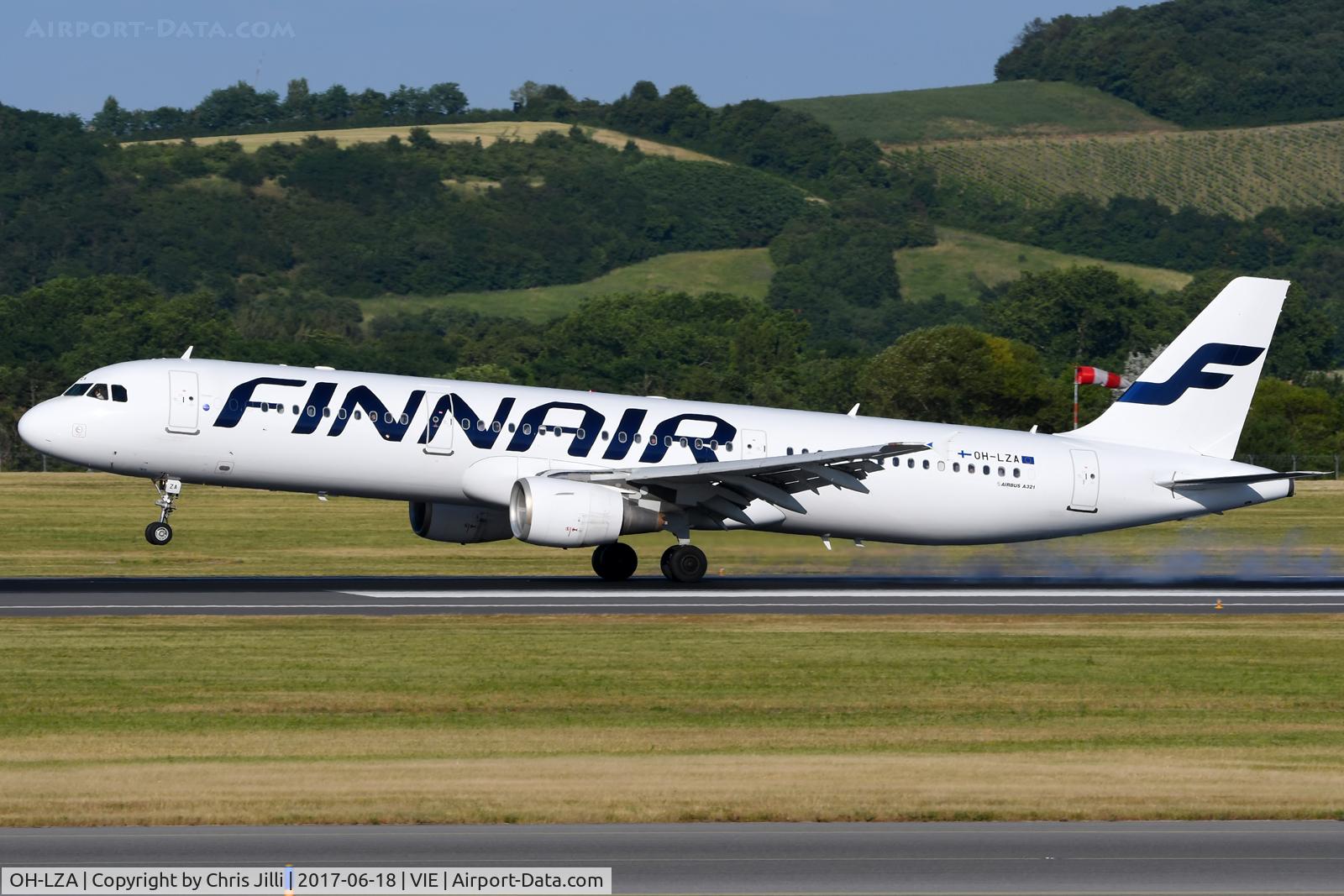 OH-LZA, 1999 Airbus A321-211 C/N 0941, Finnair