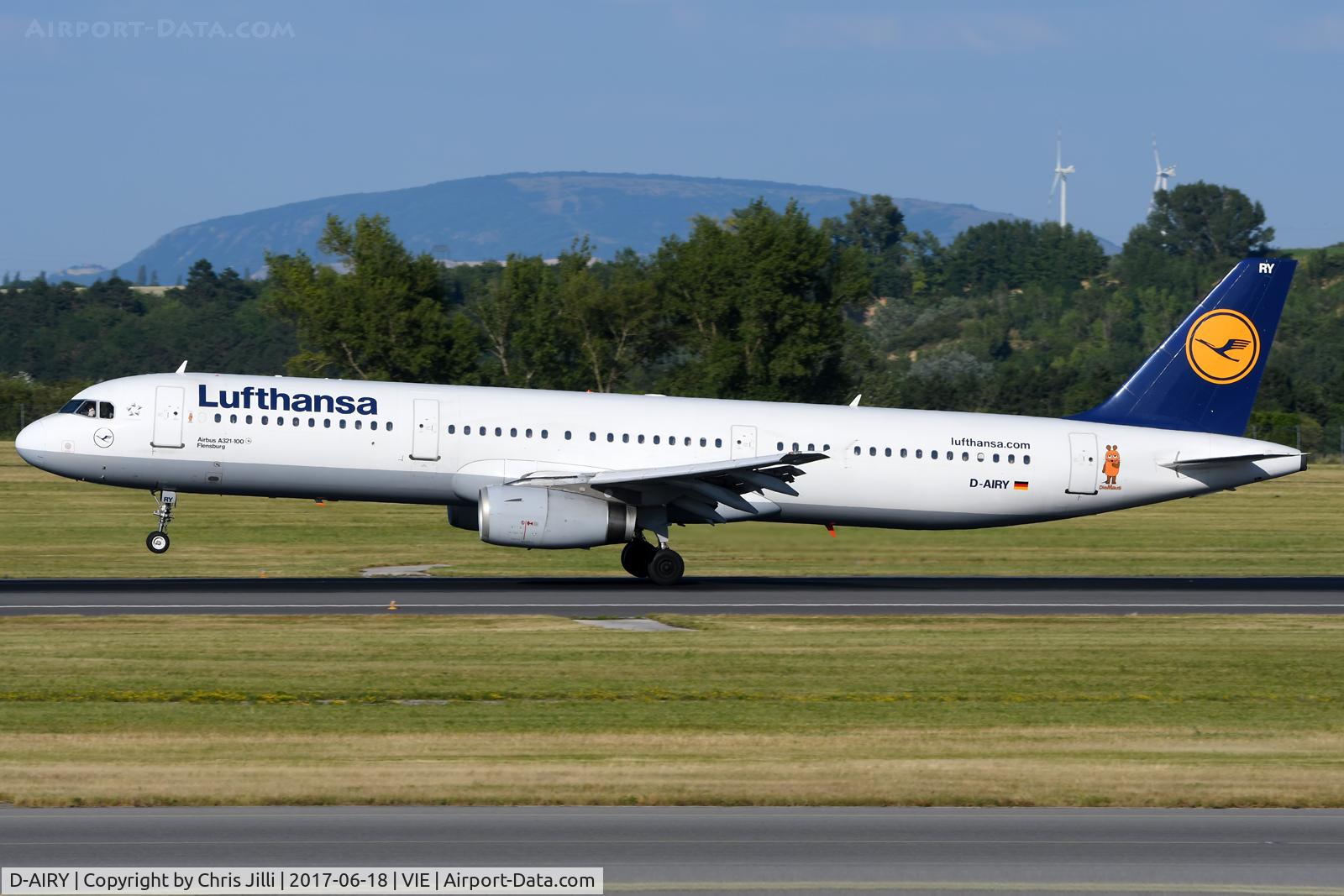 D-AIRY, 1998 Airbus A321-131 C/N 0901, Lufthansa