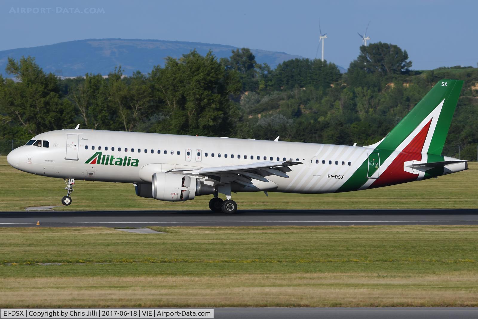 EI-DSX, 2008 Airbus A320-216 C/N 3643, Alitalia
