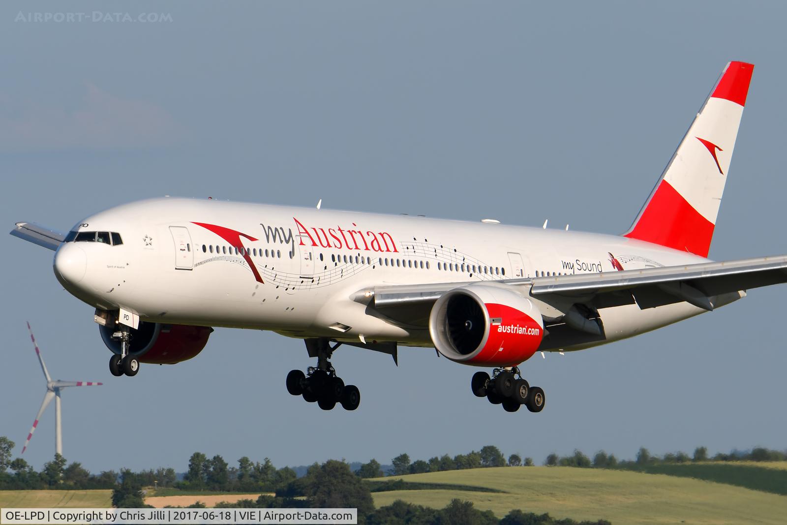 OE-LPD, 2006 Boeing 777-2Z9/ER C/N 35960, Austrian Airlines