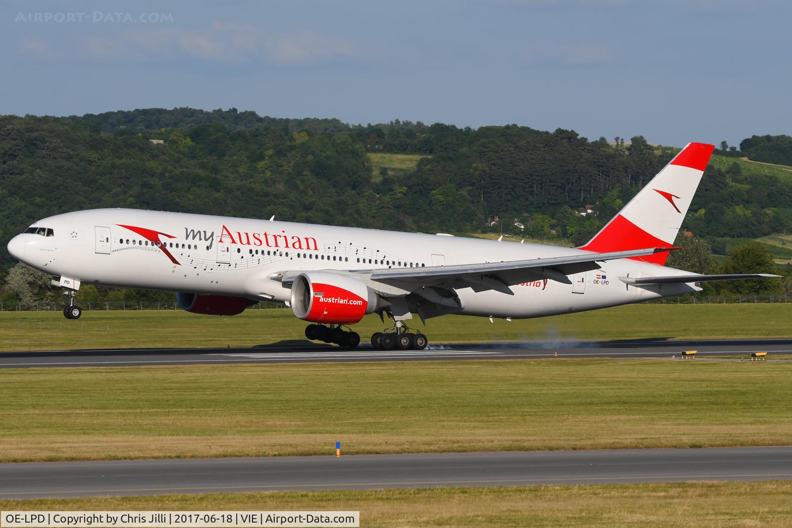 OE-LPD, 2006 Boeing 777-2Z9/ER C/N 35960, Austrian Airlines
