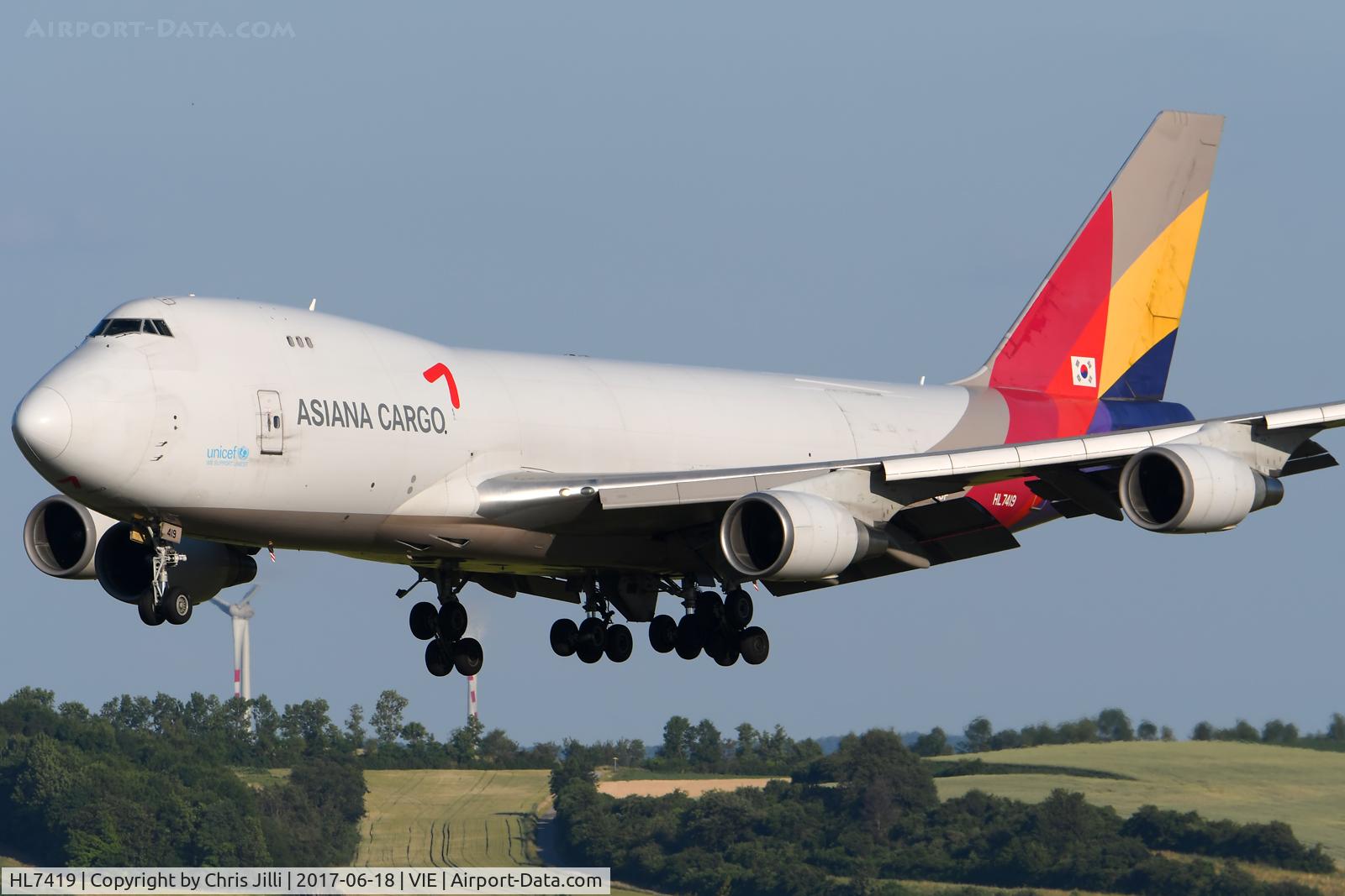 HL7419, 1994 Boeing 747-48EF (SCD) C/N 25781, Asiana Cargo