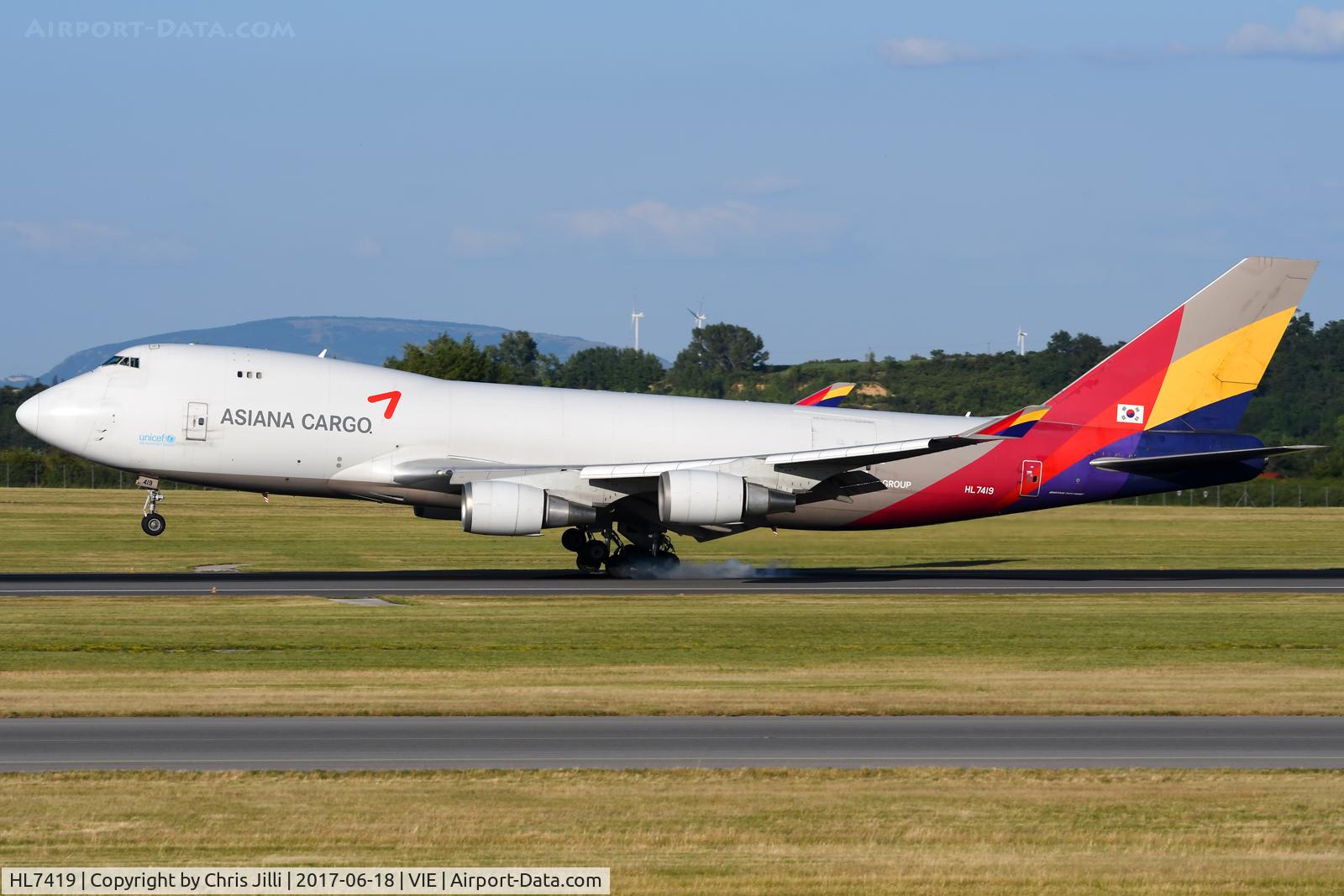 HL7419, 1994 Boeing 747-48EF (SCD) C/N 25781, Asiana Cargo