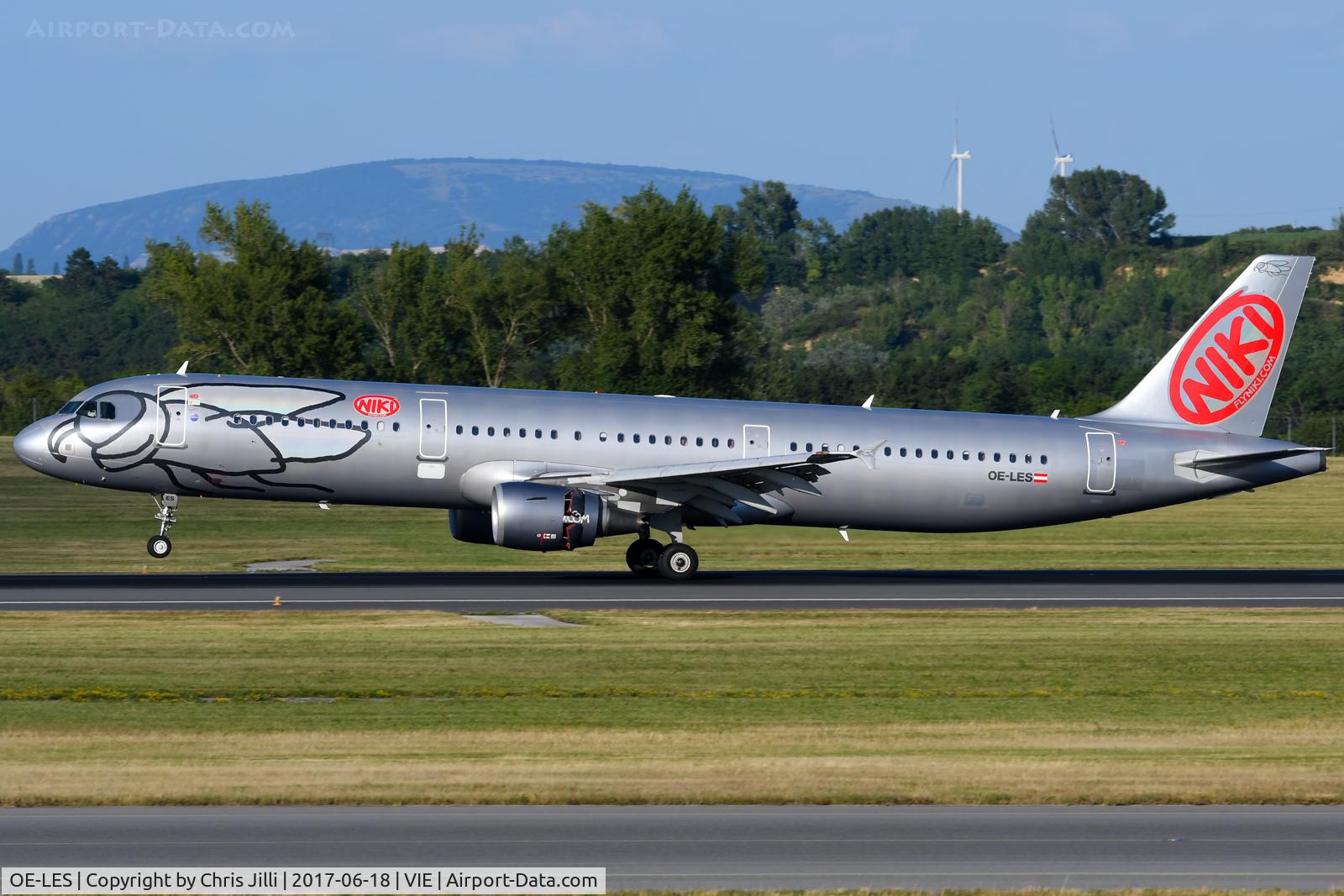 OE-LES, 2008 Airbus A321-211 C/N 3504, NIKI
