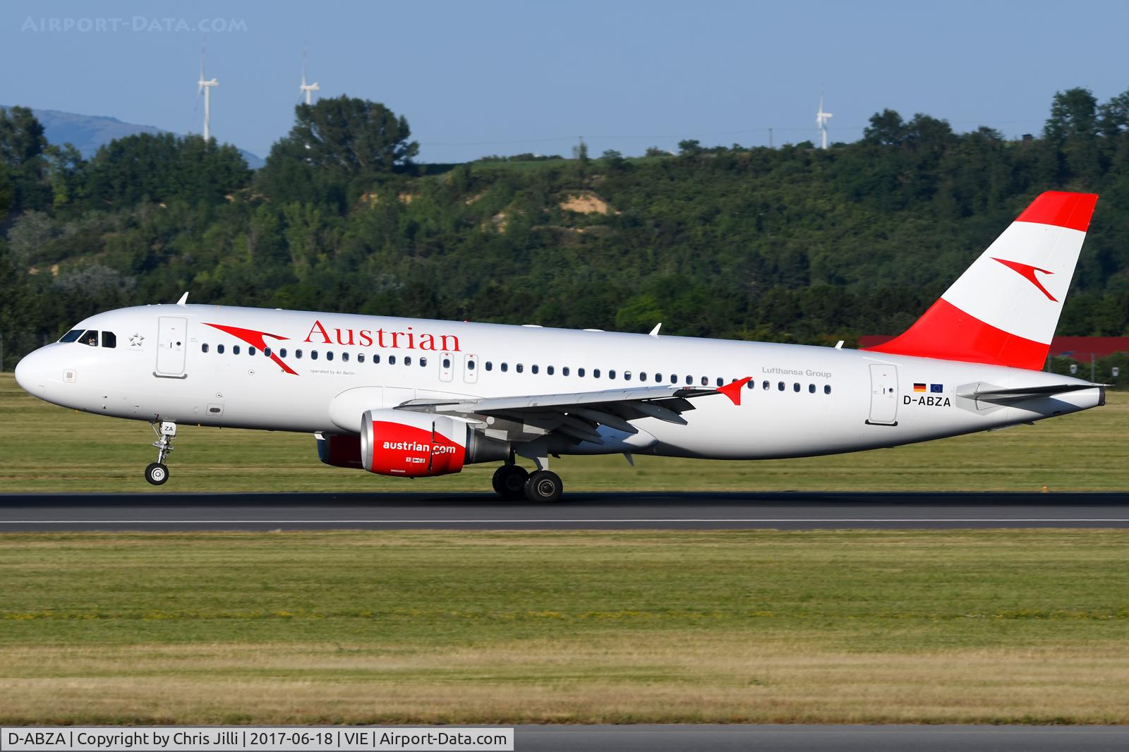 D-ABZA, 2008 Airbus A320-216 C/N 3532, Austrian Airlines
