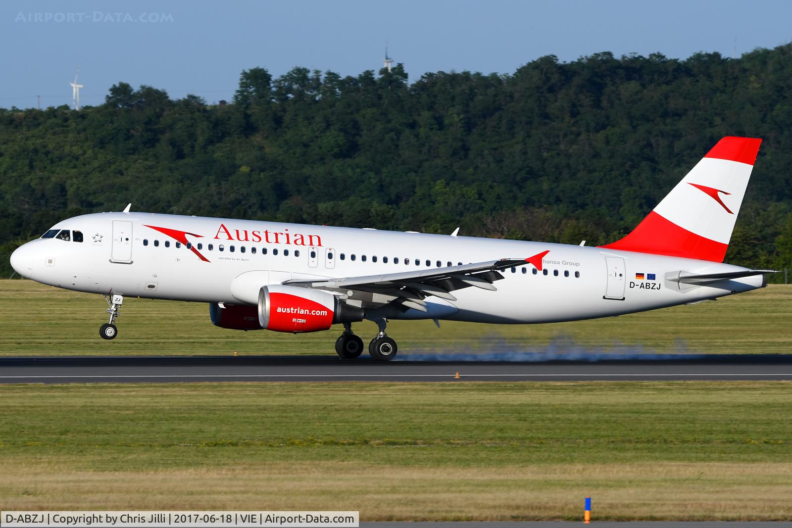 D-ABZJ, 2007 Airbus A320-216 C/N 3295, Austrian Airlines