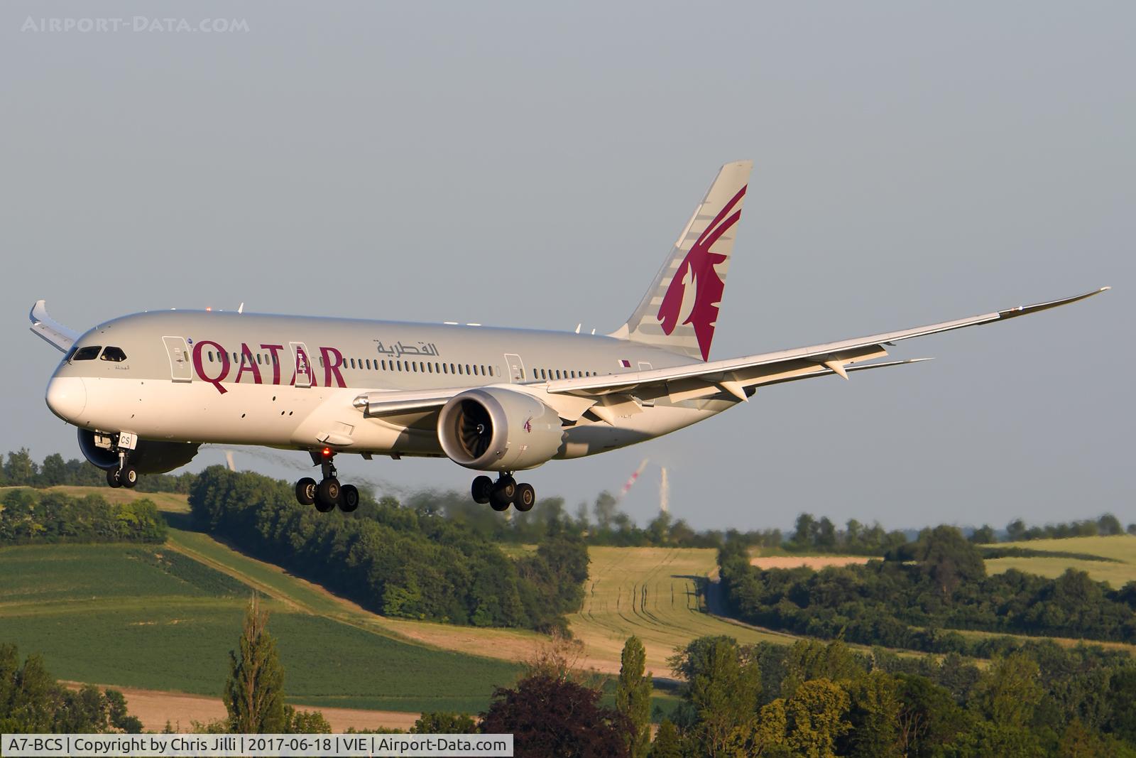 A7-BCS, 2015 Boeing 787-8 Dreamliner Dreamliner C/N 38337, Qatar Airways