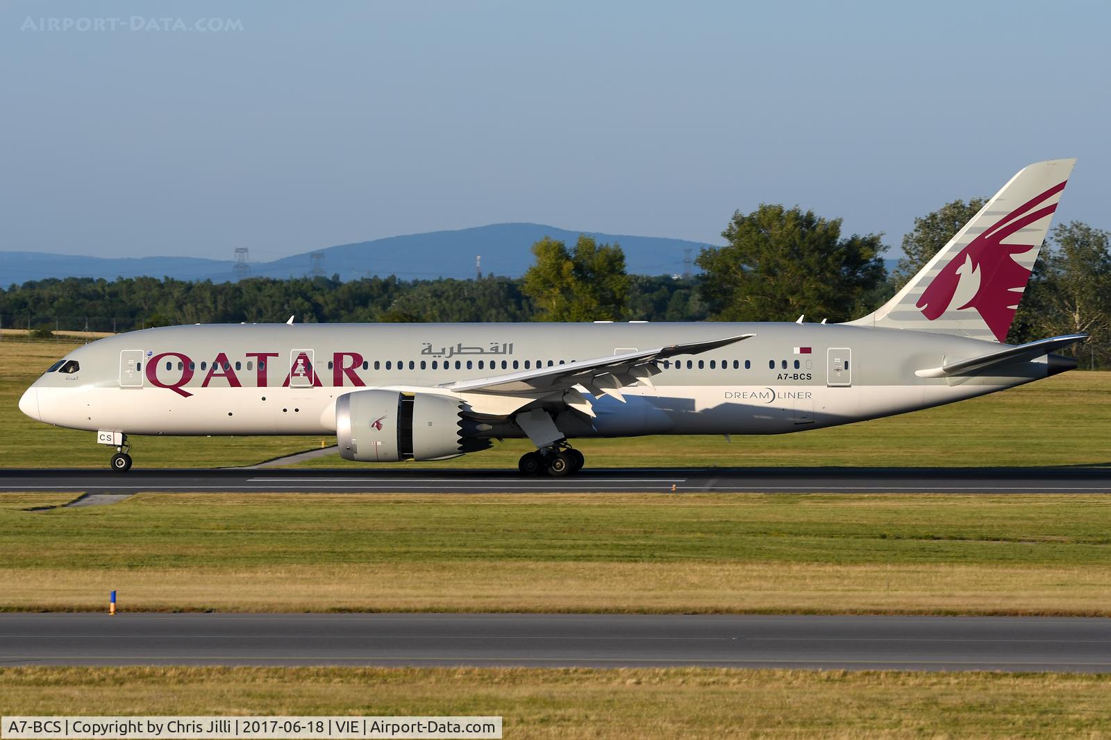 A7-BCS, 2015 Boeing 787-8 Dreamliner Dreamliner C/N 38337, Qatar Airways