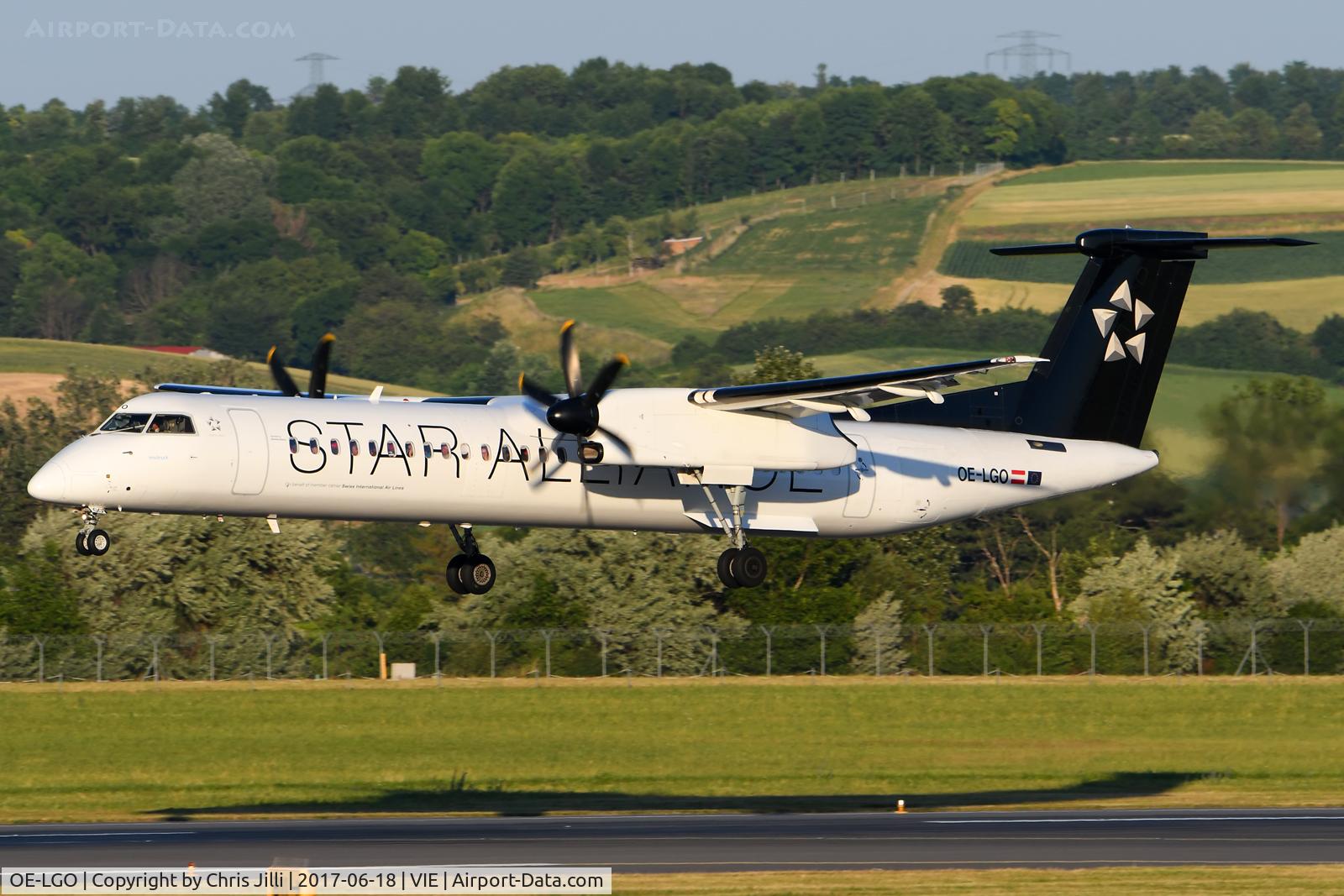 OE-LGO, 2009 De Havilland Canada DHC-8-400Q Dash 8 C/N 4281, Austrian Airlines