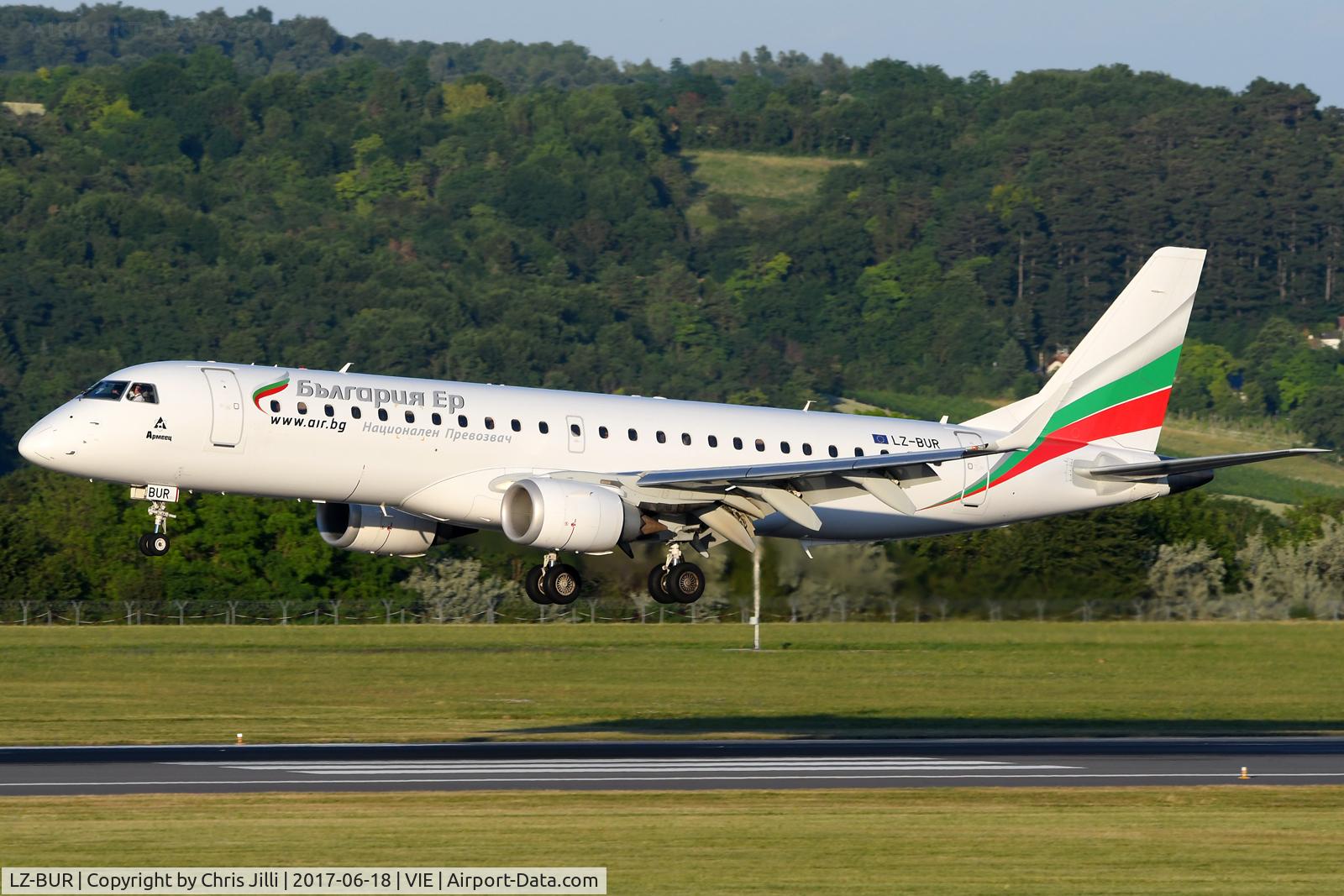 LZ-BUR, 2012 Embraer 190AR (ERJ-190-100IGW) C/N 19000551, Bulgaria Air