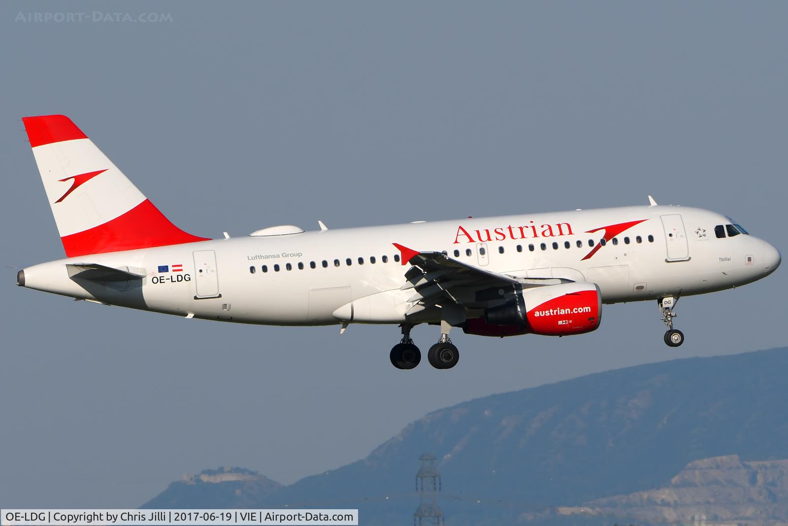 OE-LDG, 2006 Airbus A319-112 C/N 2652, Austrian Airlines