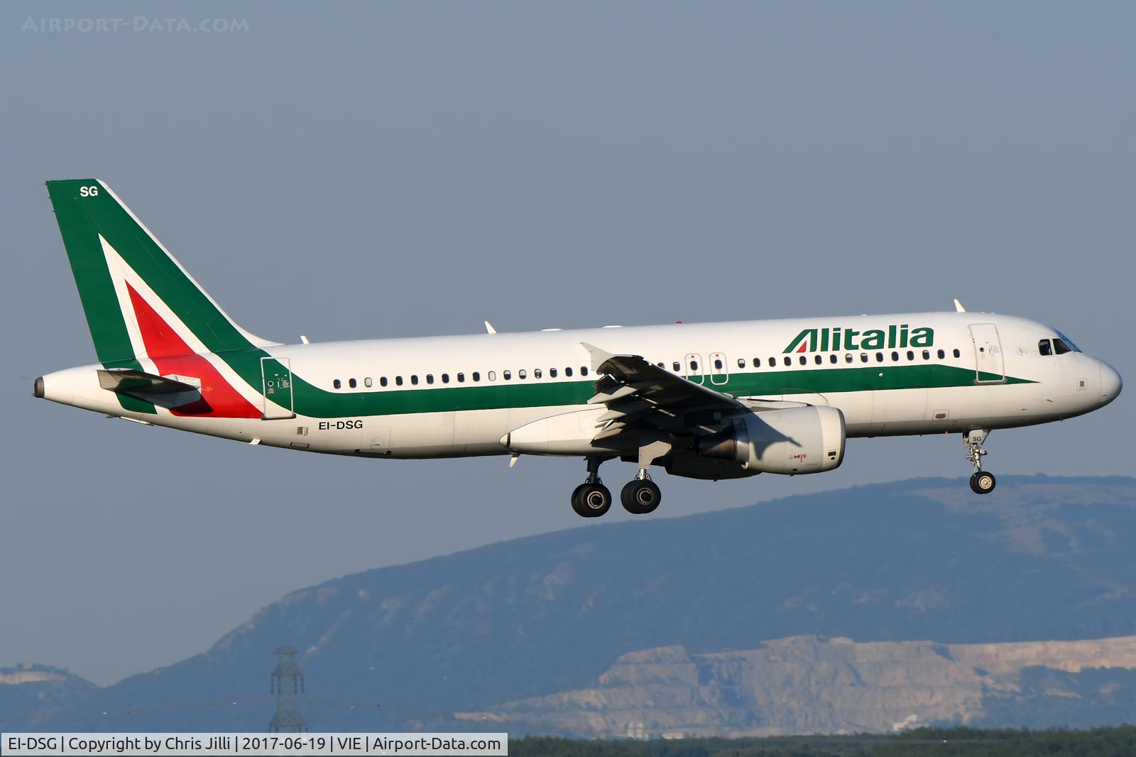 EI-DSG, 2007 Airbus A320-216 C/N 3115, Alitalia