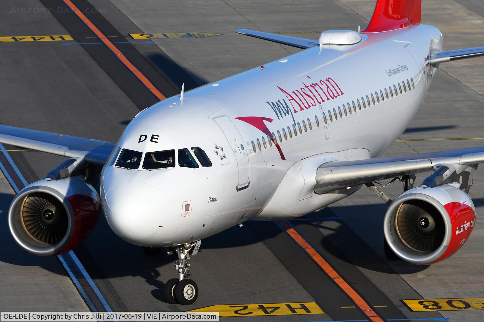 OE-LDE, 2005 Airbus A319-112 C/N 2494, Austrian Airlines