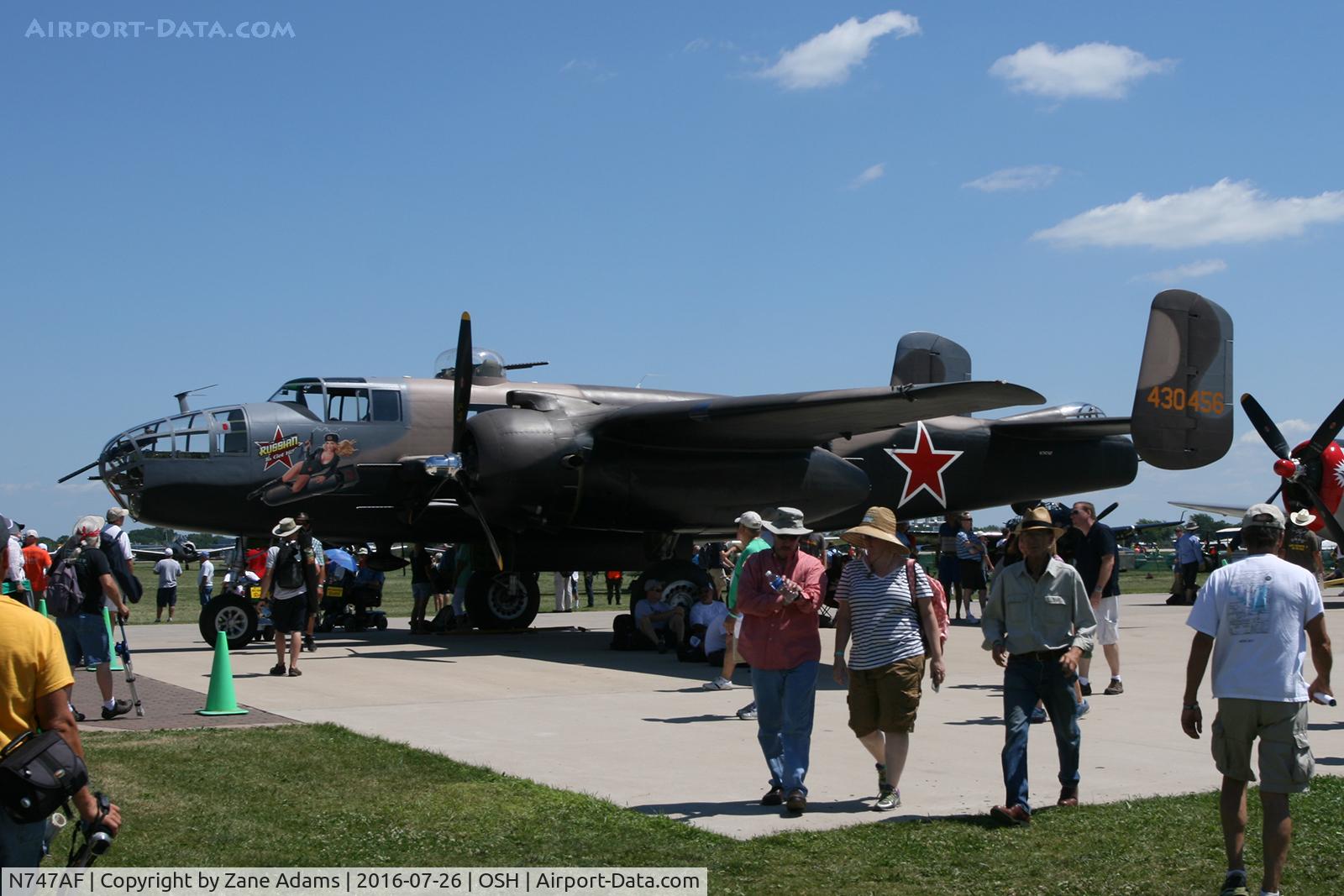 N747AF, 1944 North American B-25J Mitchell Mitchell C/N 108-33731, At the 2016 EAA AirVenture - Oshkosh, Wisconsin