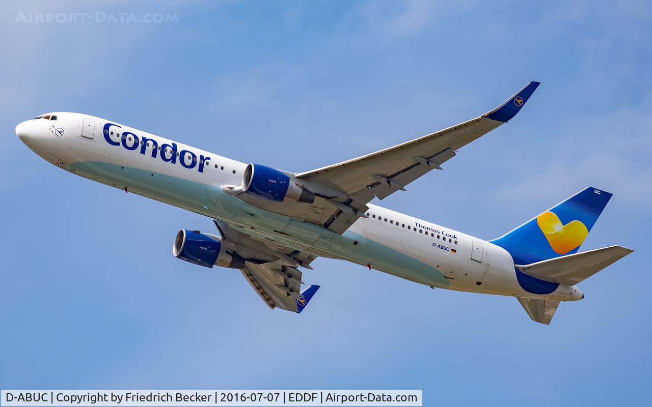 D-ABUC, 1992 Boeing 767-330/ER C/N 26992, departure via RW25C