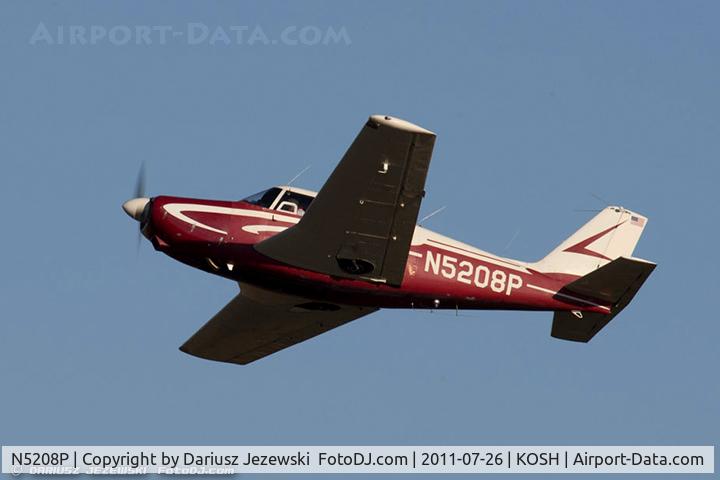 N5208P, 1958 Piper PA-24 Comanche C/N 24-232, Piper PA-24 Comanche CN 24-232, N5208P