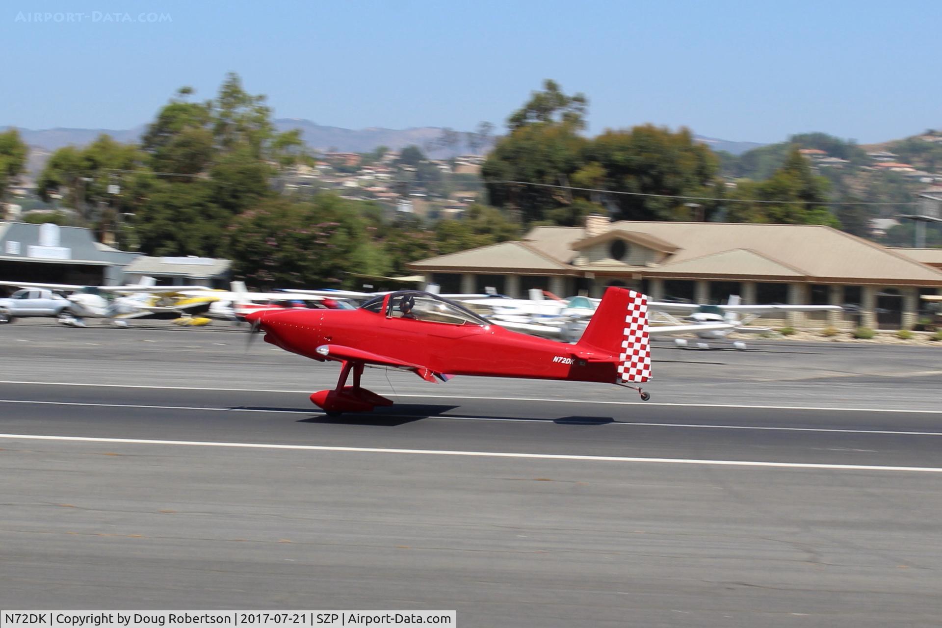 N72DK, Vans RV-8 C/N 82427, 2010 Koon VAN's RV-8, landing roll Rwy 22