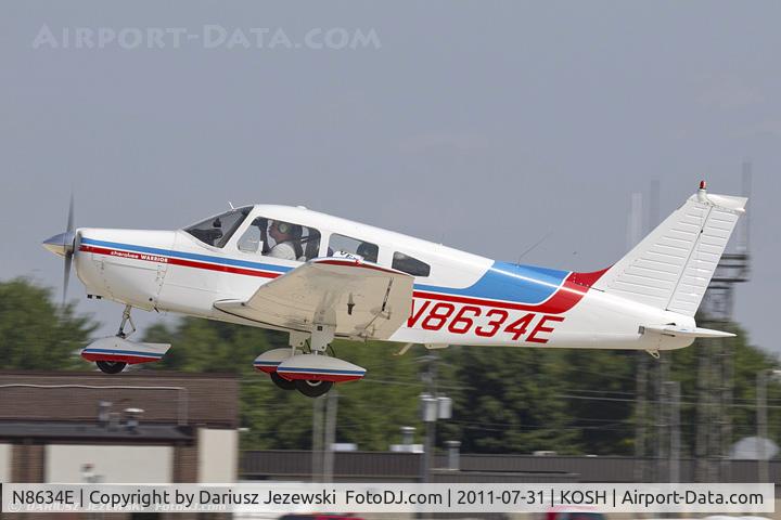 N8634E, 1976 Piper PA-28-151 Cherokee C/N 28-7615144, Piper PA-28-151 Cherokee CN 28-7615144, N8634E