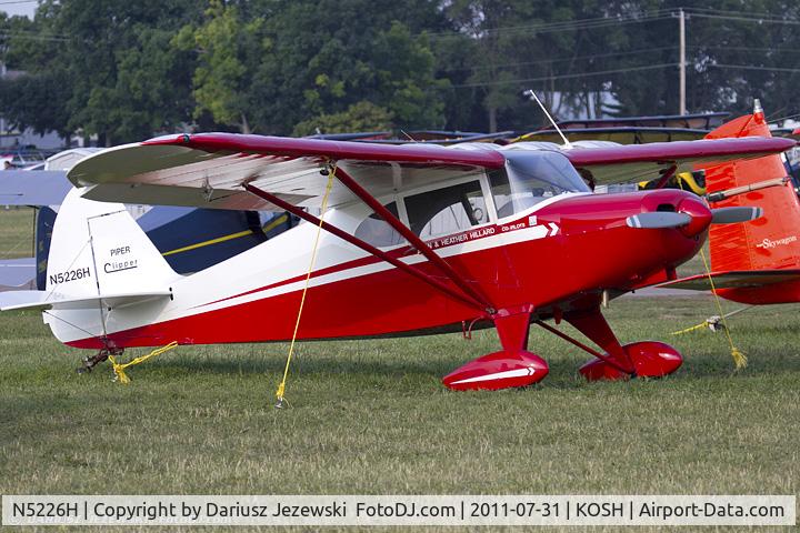 N5226H, 1949 Piper PA-16 Clipper C/N 16-28, Piper PA-16 Clipper CN 16-28, N5226H
