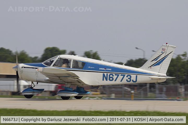 N6673J, 1968 Piper PA-28-140 Cherokee C/N 28-24359, Piper PA-28-140 Cherokee CN 28-24359, N6673J