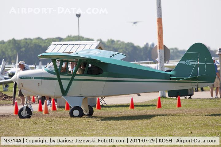 N3314A, 1953 Piper PA-22 Tri-Pacer C/N 22-1589, Piper PA-22 Tri-Pacer CN 22-1589, N3314A