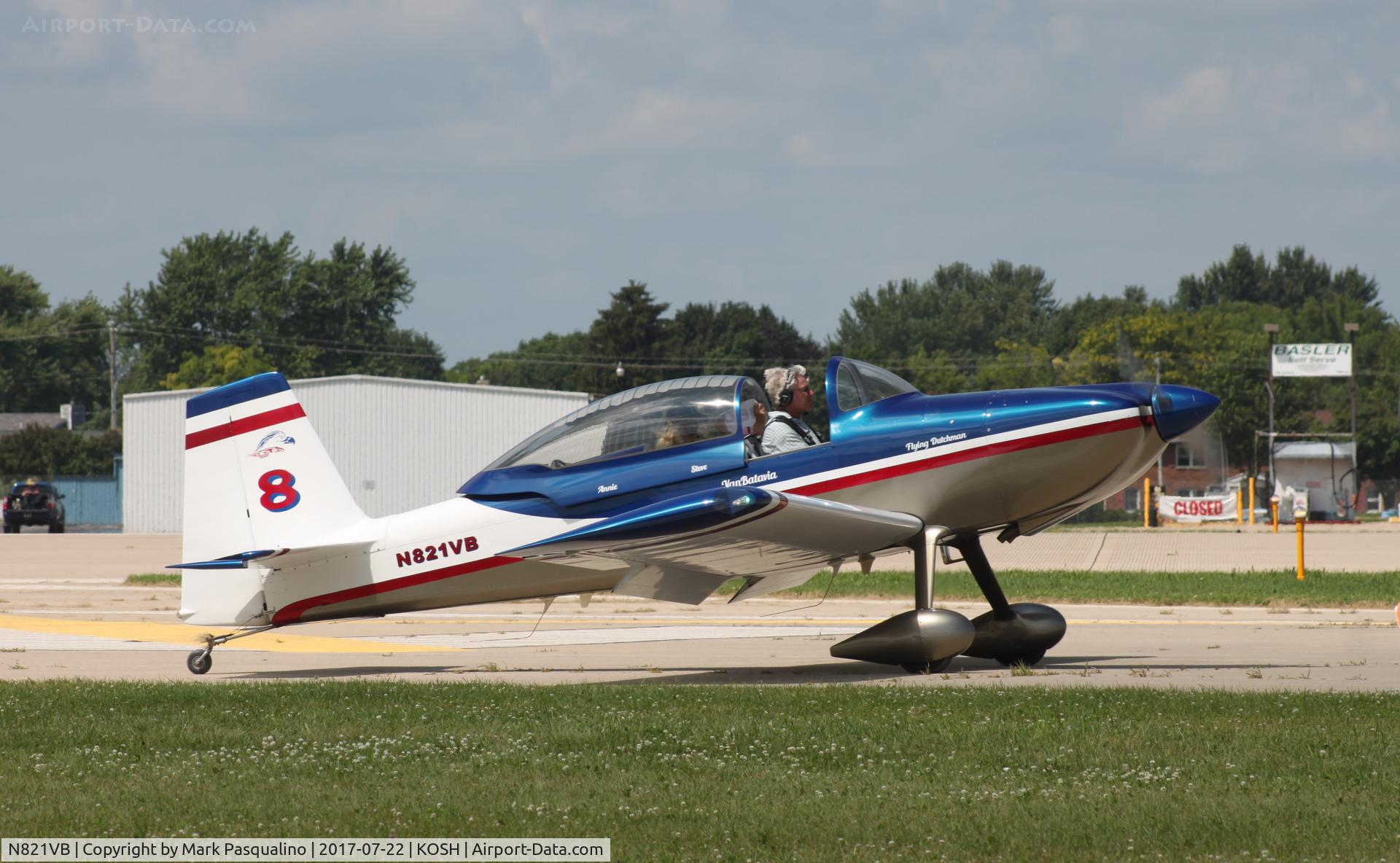 N821VB, Vans RV-8 C/N 83028, Vans RV-8
