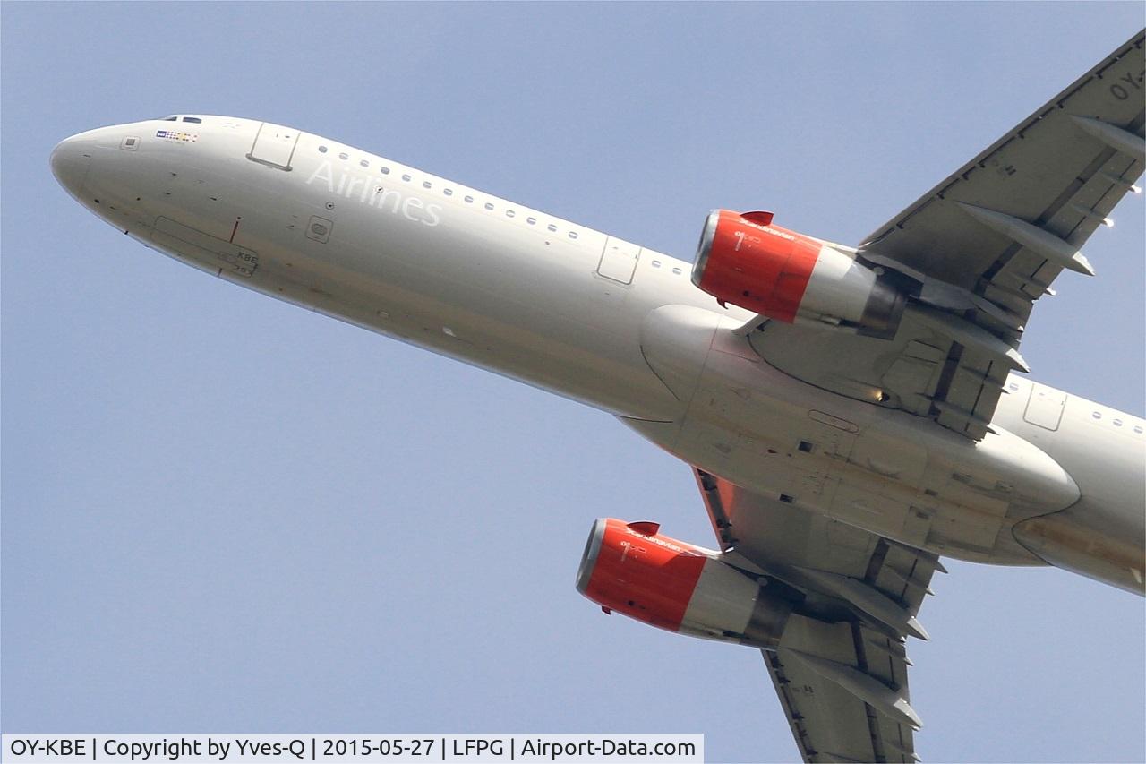 OY-KBE, 2002 Airbus A321-232 C/N 1798, Airbus A321-232, Take off Rwy 27L, Roissy Charles De Gaulle Airport (LFPG-CDG)