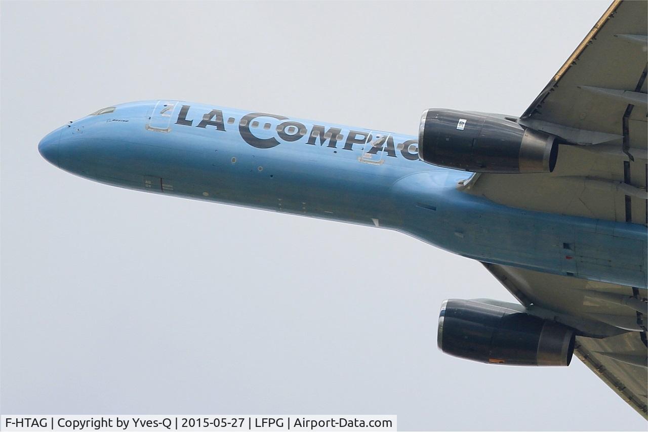 F-HTAG, 2000 Boeing 757-256 C/N 29307, Boeing 757-256, Take off rwy 27L, Paris-Roissy Charles De Gaulle airport (LFPG-CDG)