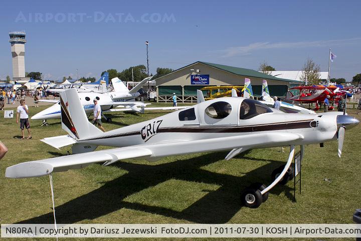 N80RA, 1984 Rutan Model 72 Grizzly C/N 001, Rutan Aircraft Factory Inc 72 CN 001, N80RA