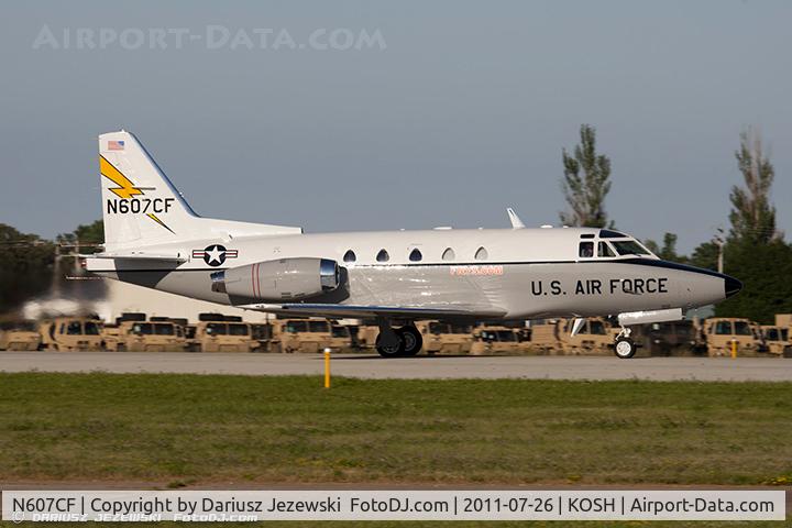 N607CF, 1976 North American NA-265-60 Sabreliner C/N 306-118, Rockwell International Corp NA-265-60 Lucky Devil CN 306-118, N607CF