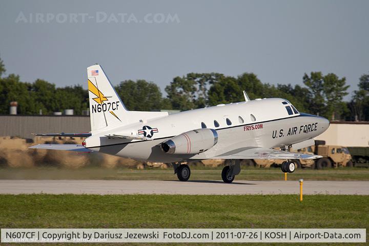 N607CF, 1976 North American NA-265-60 Sabreliner C/N 306-118, Rockwell International Corp NA-265-60 Lucky Devil CN 306-118, N607CF