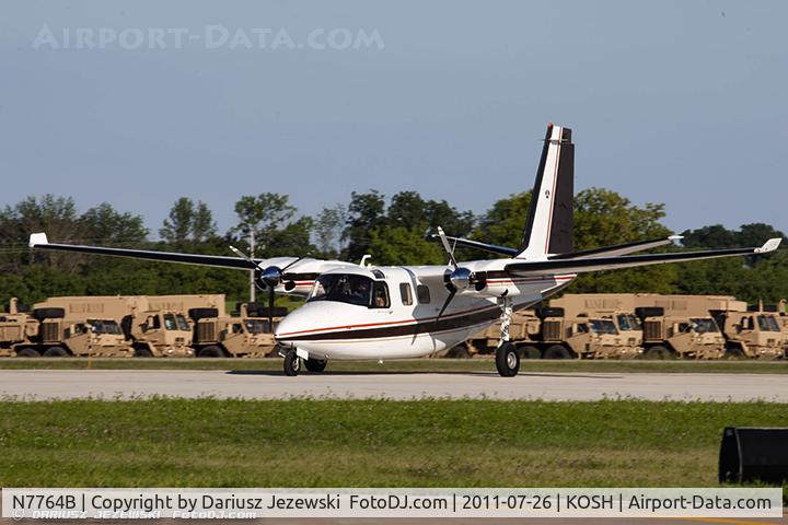 N7764B, 1975 Rockwell International 500-S C/N 3235, Rockwell International 500U Shrike Commander CN 3235, N7764B