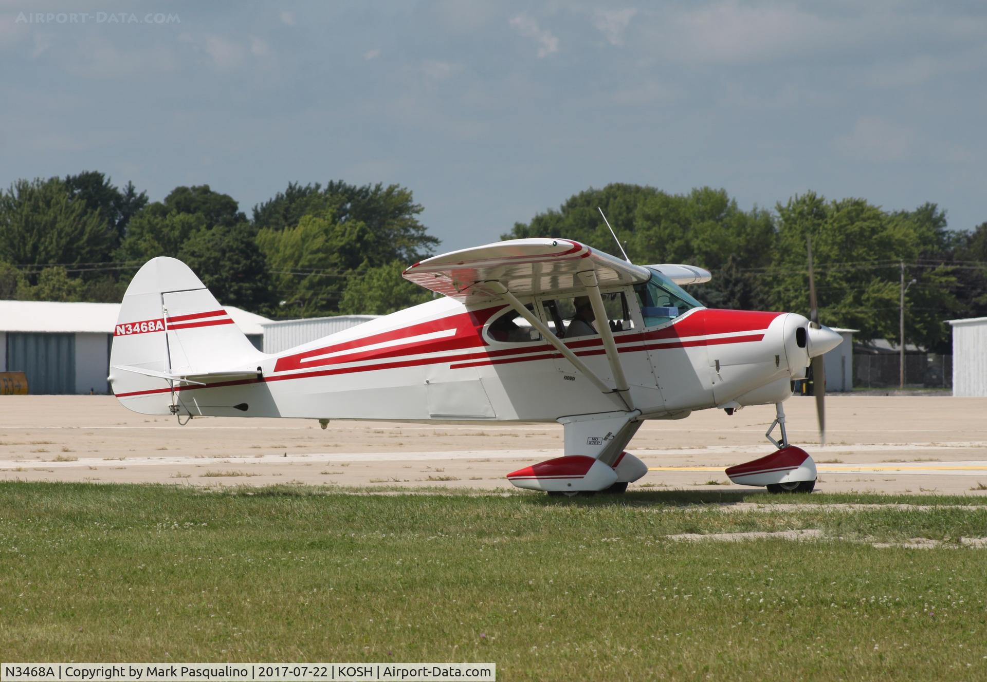 N3468A, 1953 Piper PA-22-135 Tri-Pacer C/N 22-1755, Piper PA-22-135