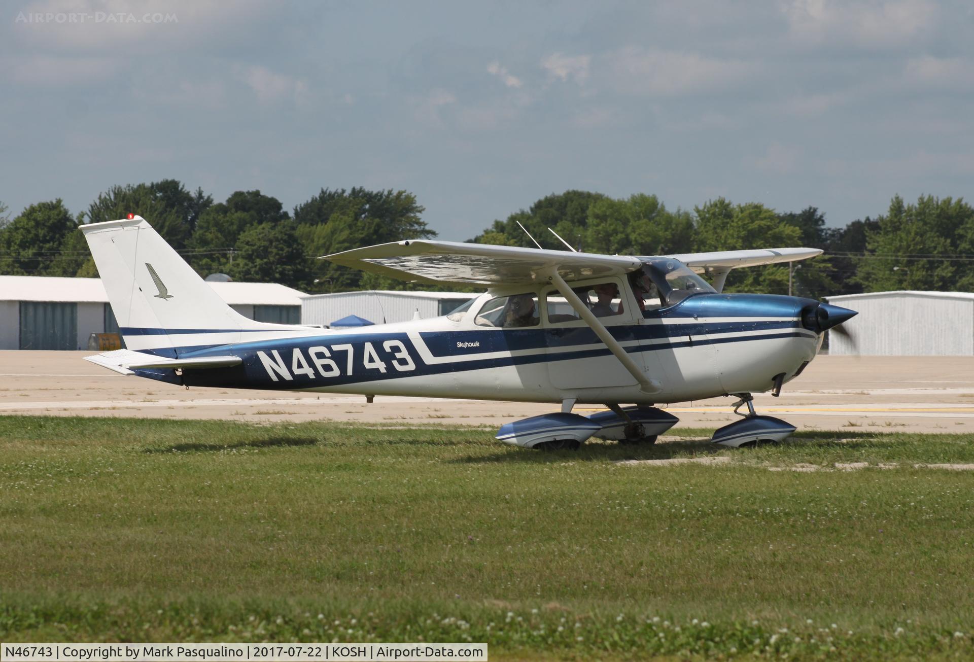 N46743, 1968 Cessna 172K Skyhawk C/N 17257464, Cessna 172K